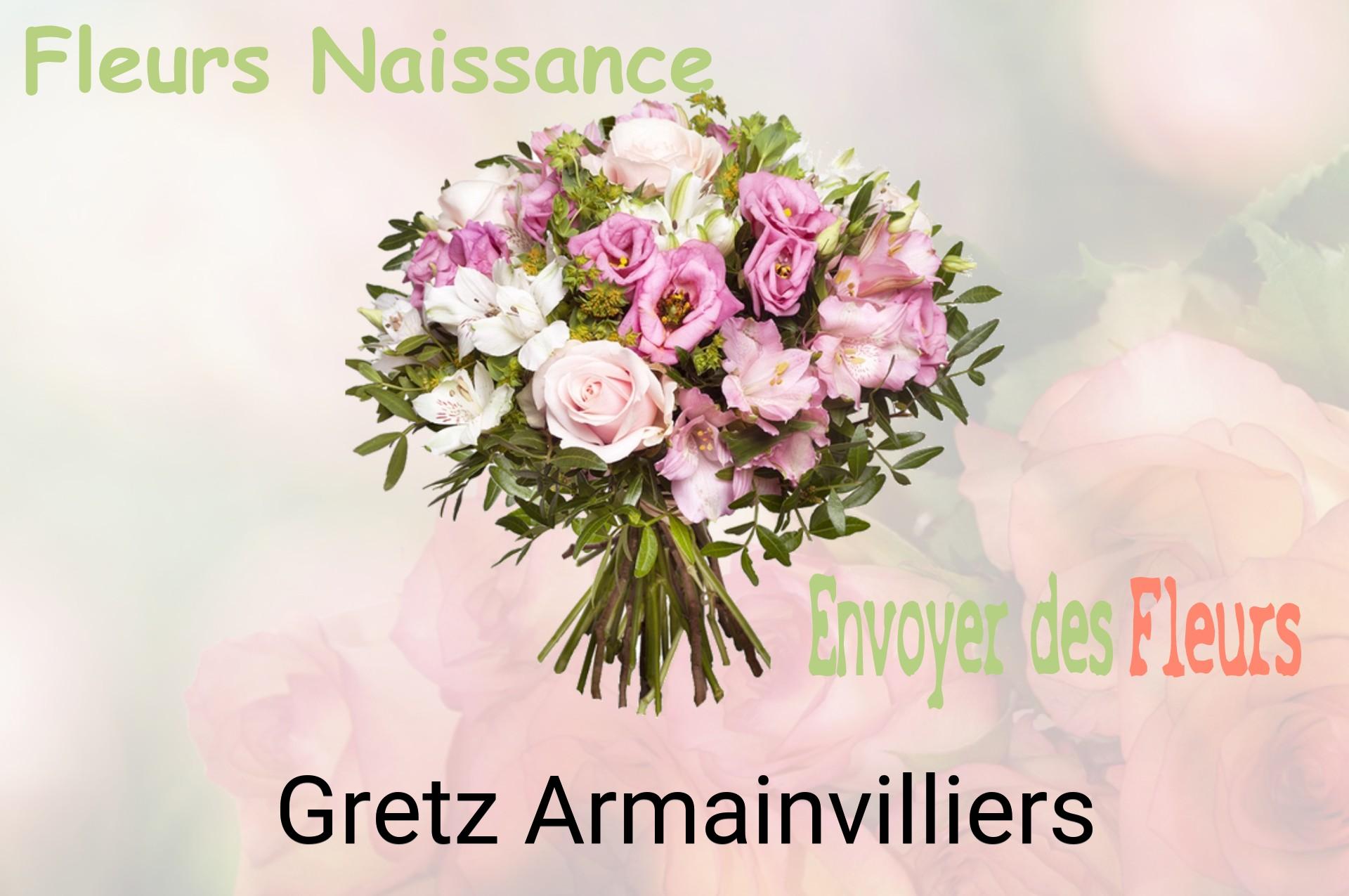 Bouquet de fleurs de naissance livré à Gretz-Armainvilliers